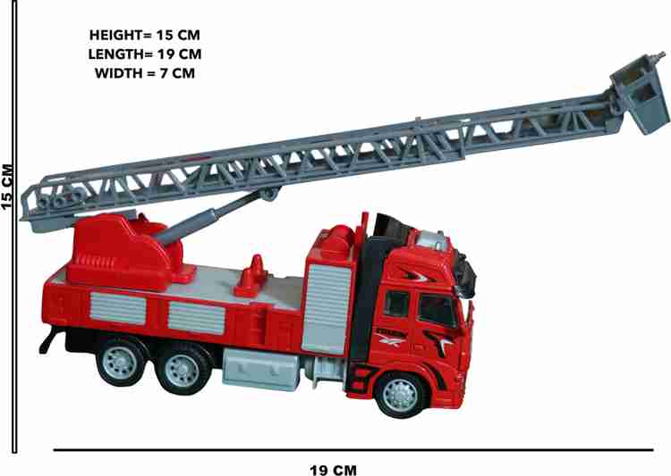 WOW toys Big Realistic Fire Truck Die Cast Metal with Movable