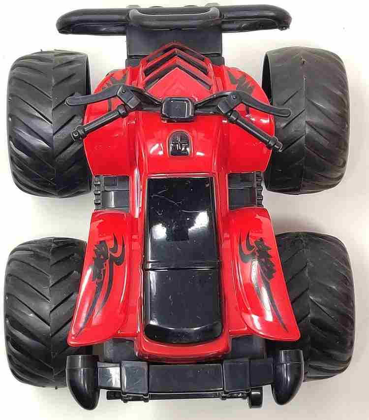 ALL IN ONE Friction Big Motor Vehicle Bike Car Toy Set for Kids Red Pack of 1 Friction Big Motor Vehicle Bike Car Toy Set for Kids Red Pack of 1