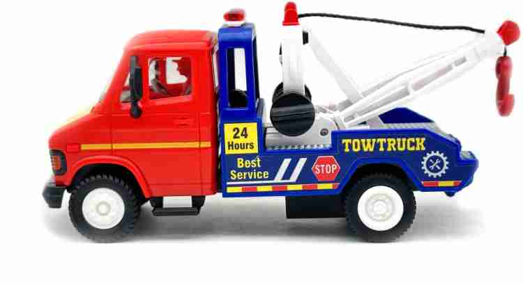 Red tow hot sale truck toy