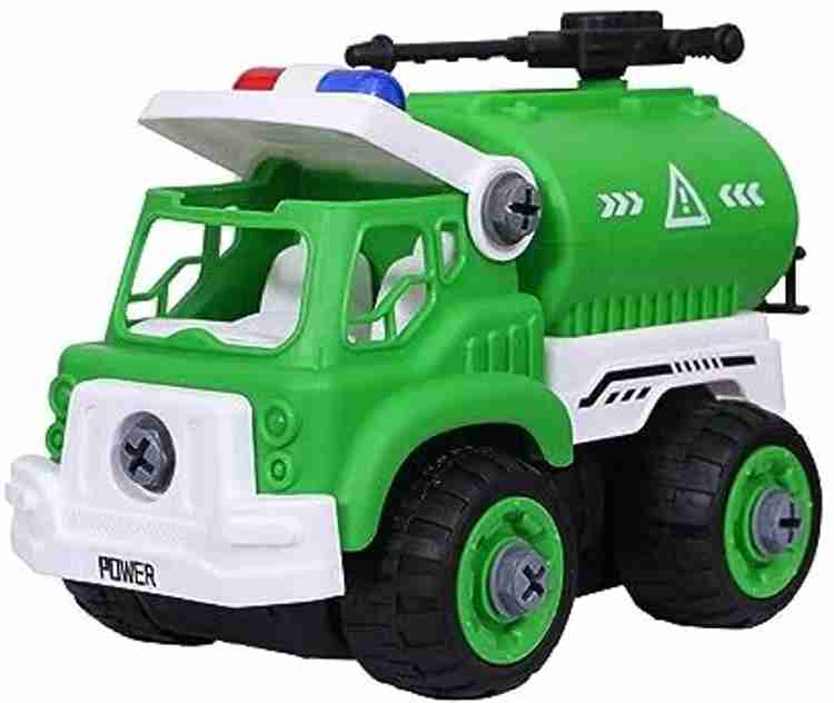 Green fire shop truck toy