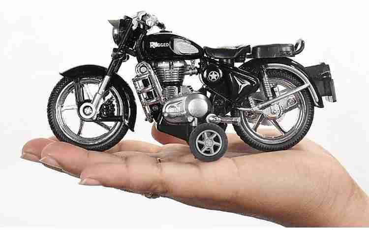 Sani International Toy World Rugged Black Bike The Royal Bike Pull Back Action and Free Wheel Also Toy World Rugged Black Bike The Royal Bike Pull Back Action and Free Wheel