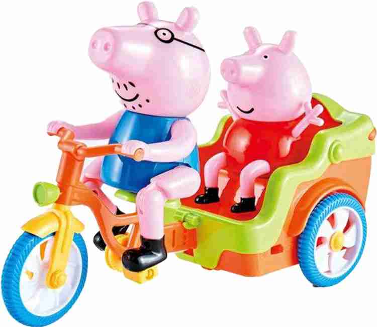 DACKON STUFF Battery Operated Peppa Pig Tricycle For kids