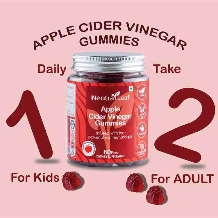 Neutraleaf Apple Cider Vinegar Gummies for Weight and Blood Pressure Management Price in India Buy Neutraleaf Apple Cider Vinegar Gummies for Weight and Blood Pressure Management online at Flipkart ...
