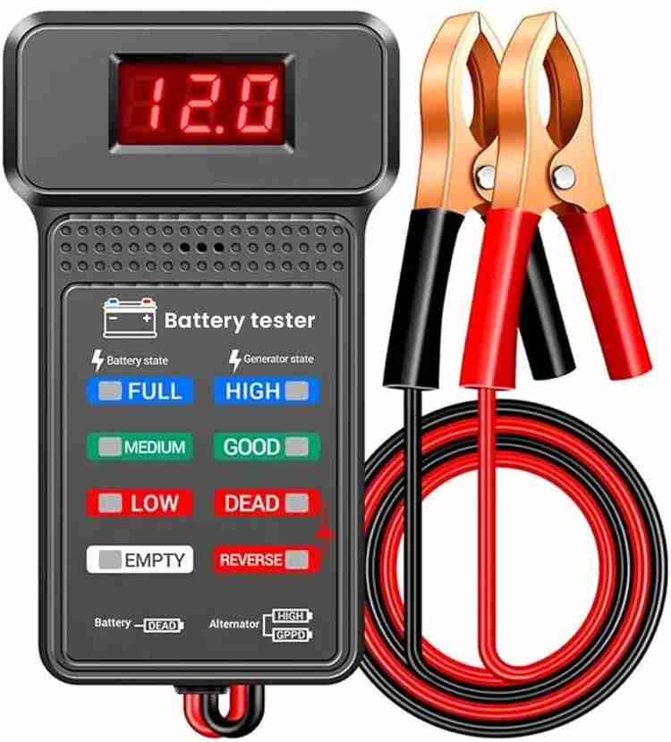 STHIRA 12V Car Battery Tester Generator Tester Automotive Battery Monitor Analyze Digital Voltage Tester Price in India Buy STHIRA 12V Car Battery Tester Generator Tester Automotive Battery Monitor An...