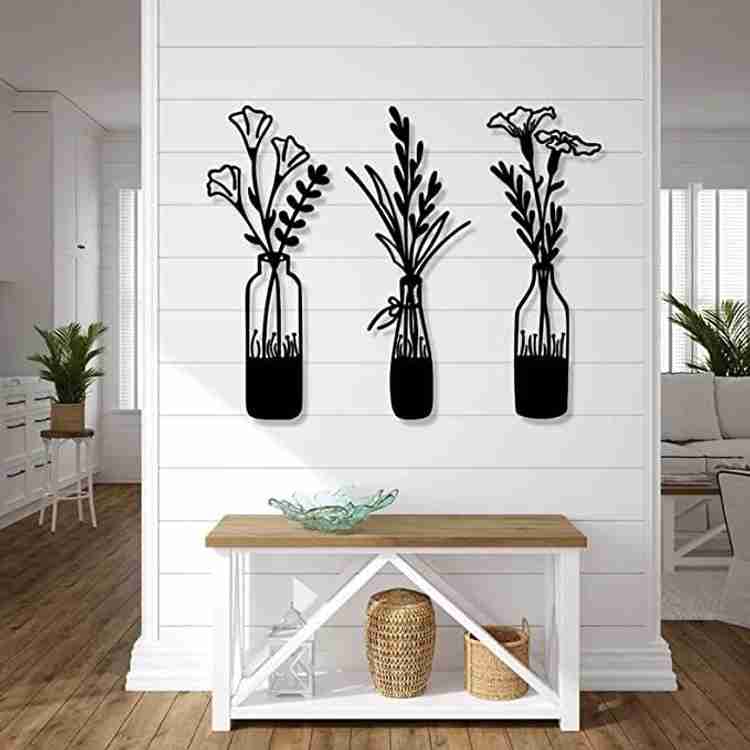 One Trade India 3 Piece Flowers Wall Decor Wall Hangings Home
