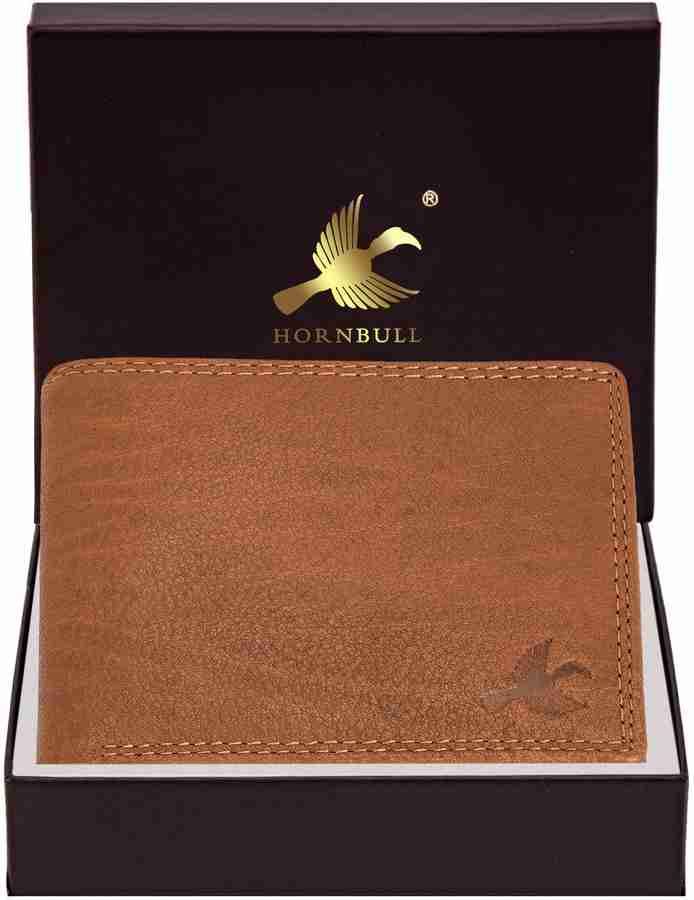 HORNBULL Men Casual Tan Genuine Leather Wallet Tan Price in India Flipkart