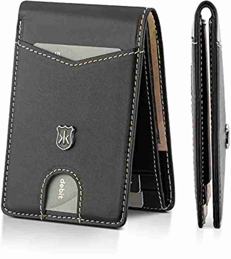 Konack Men Black Genuine Leather Wallet Black Price in India Flipkart