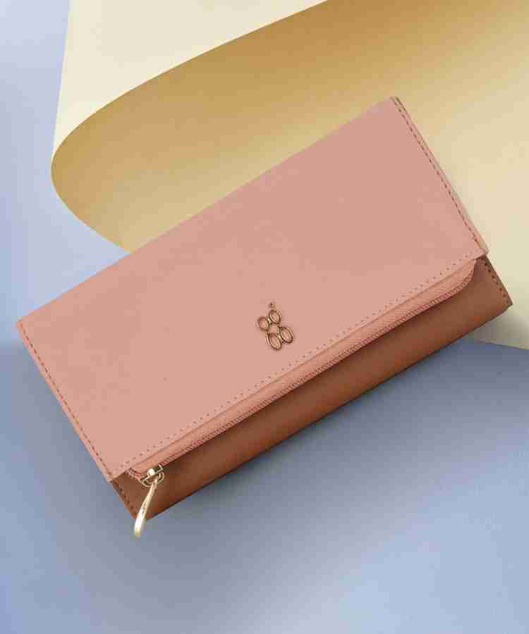 Baggit Women Casual Tan Pink Artificial Leather Wallet