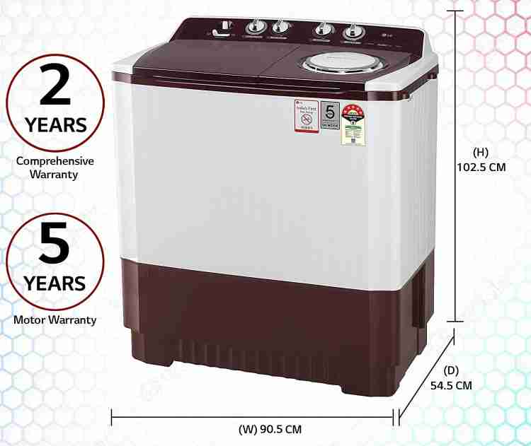 lg 10kg semi automatic washing machine