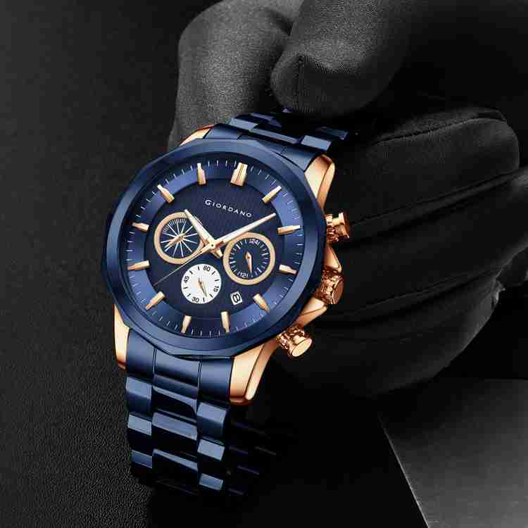 GIORDANO Giordano Analog Watch for Men Color Variant Stylish Metal Strap GZ 50036 44 Analog Watch For Men Buy GIORDANO Giordano Analog Watch for Men Color Variant Stylish Metal Strap
