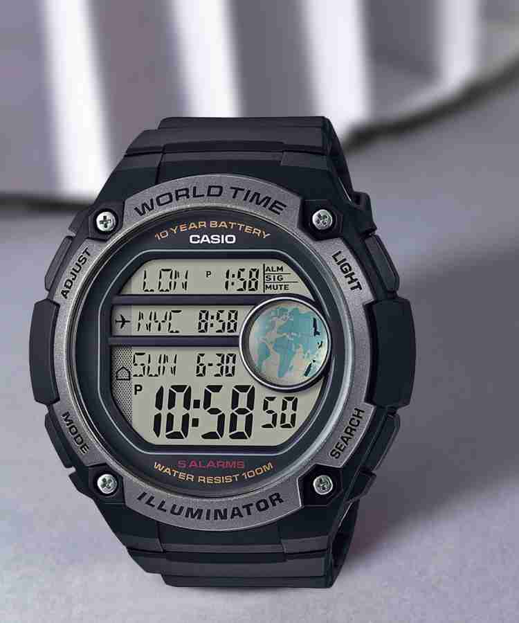 CASIO AE 3000W 1AVDF Youth Digital AE 3000W 1AVDF Digital Watch For Men Buy CASIO AE 3000W 1AVDF Youth Digital AE 3000W 1AVDF Digital Watch For Men D135 Online at Best Prices in