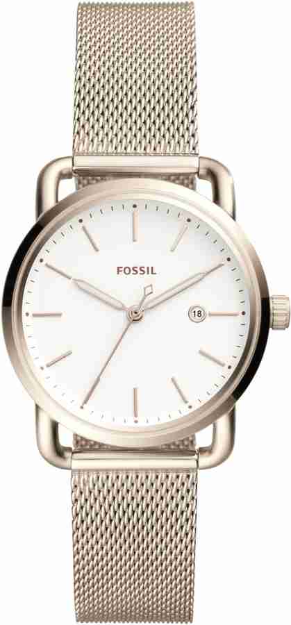 FOSSIL THE COMMUTER 3 HAND DATE Analog Watch For Women Buy FOSSIL THE COMMUTER 3 HAND DATE Analog Watch For Women ES4349 Online at Best Prices in India Flipkart