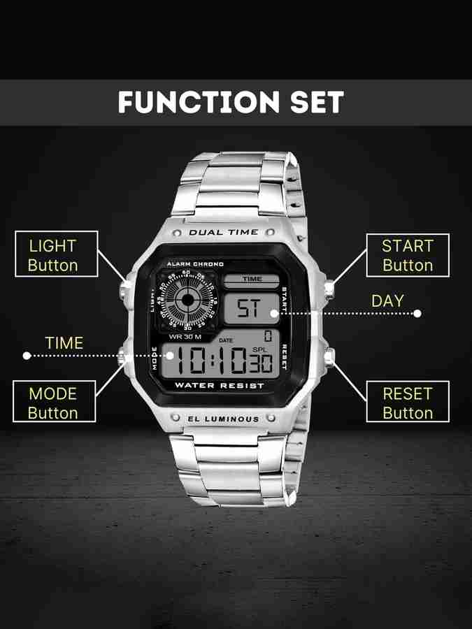 Small men's digital watch top