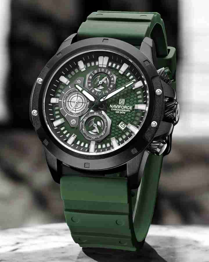 NAVIFORC Analog Watch For Men Buy NAVIFORC Analog Watch For Men NF8036 BGNGN Online at Best Prices in India Flipkart