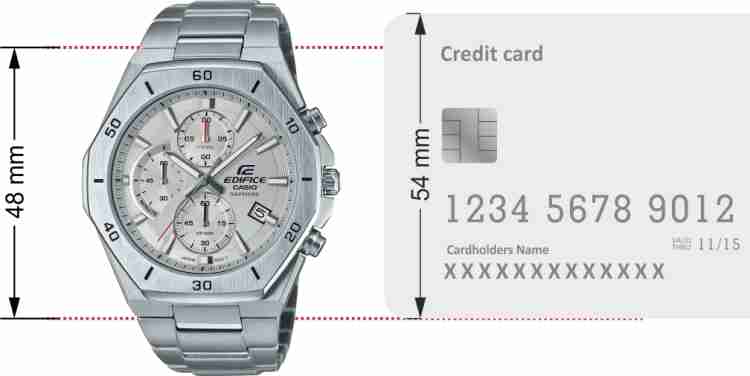 Casio edifice best sale white face