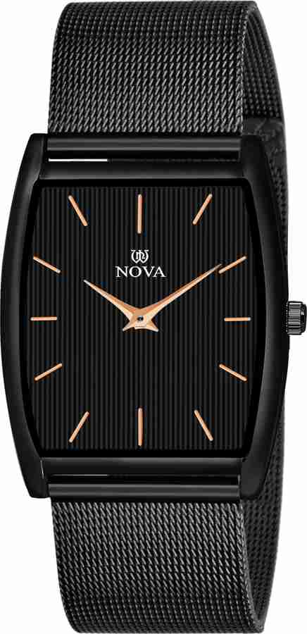 Matte black chain watch best sale
