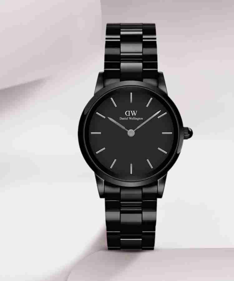 DANIEL WELLINGTON Iconic Link Ceramic 28mm black watch Iconic 28mm