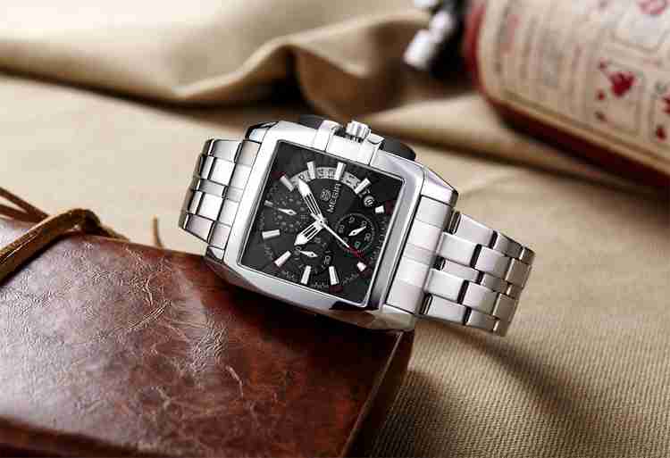 Megir square watch store