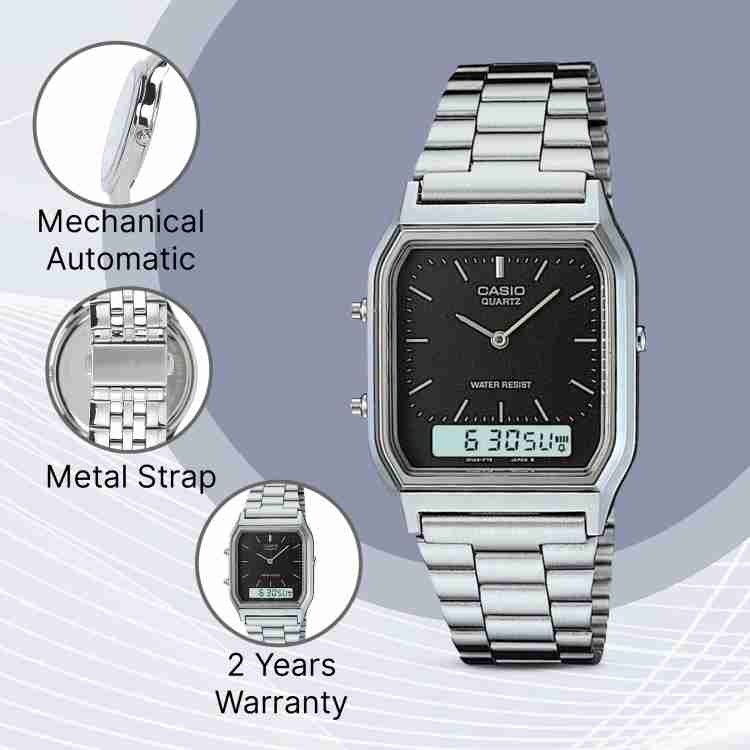 Casio aq clearance 230 silver