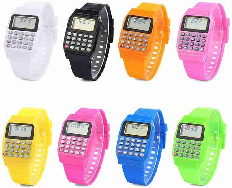 Brown Leaf Kids Digital Calculator Watch for Boys and Girls Best Birthday Party Return Gift 3 Analog Digital Watch For Boys Girls Buy Brown Leaf Kids Digital Calculator Watch for