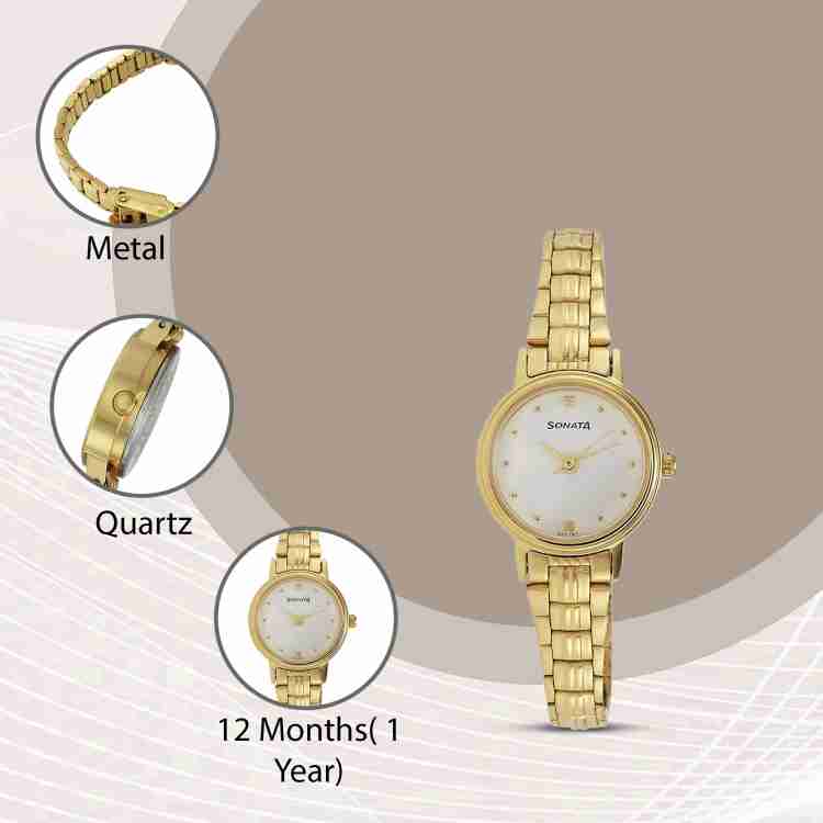 SONATA Analog Watch For Women Buy SONATA Analog Watch For Women 8096YM01C Online at Best Prices in India Flipkart