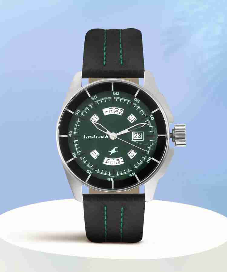 Fastrack black magic 2025 analog watch