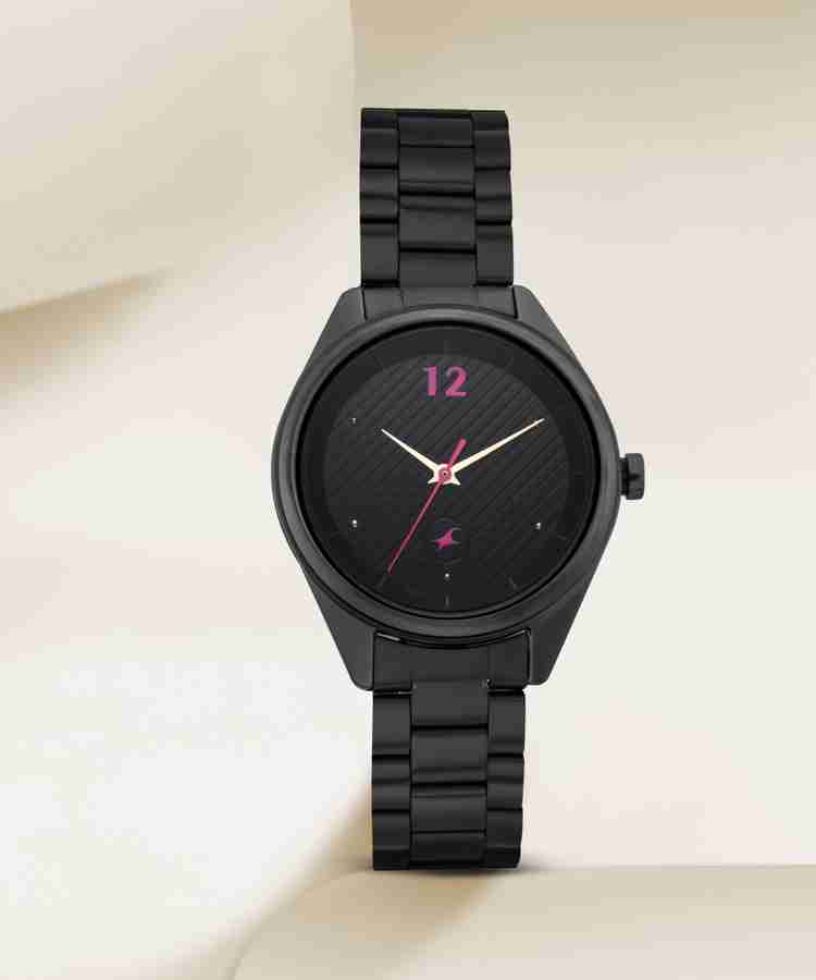 Fastrack black watch flipkart online