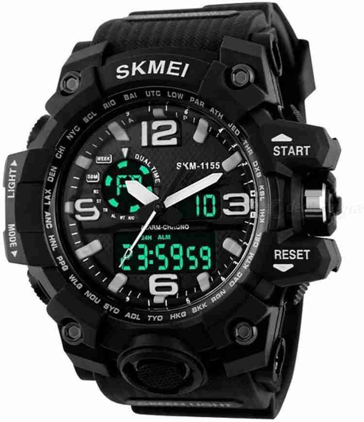 SKMEI AM2900WB Analog Digital Watch For Men Buy SKMEI AM2900WB Analog Digital Watch For Men Black Analog Digital Water Proof Sport Wrist Watch for Men and Boys Online at Best