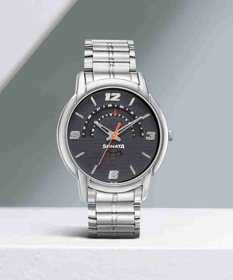 SONATA NP77031SM06 Refresher Analog Watch For Men Buy SONATA NP77031SM06 Refresher Analog Watch For Men NN77031SM06 Online at Best Prices in India Flipkart