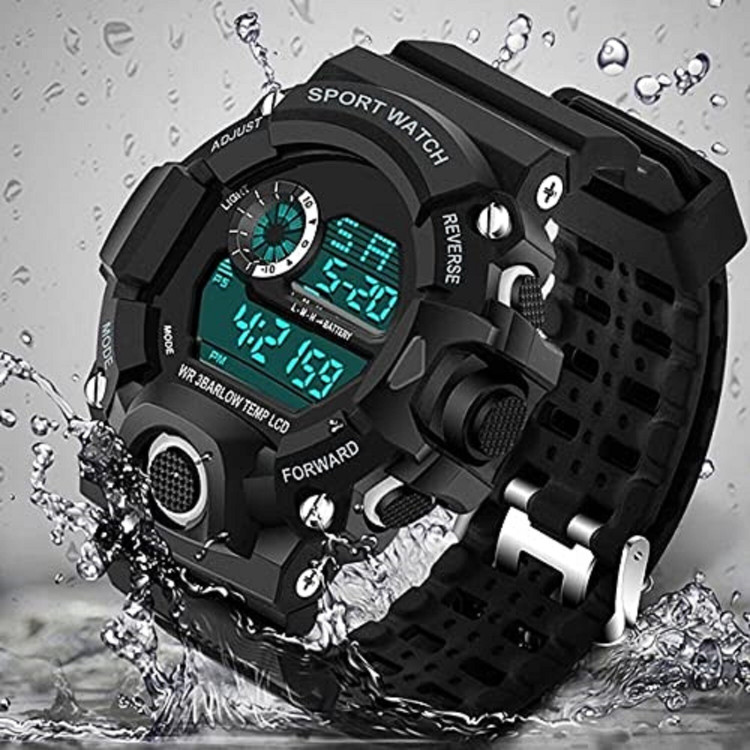 Digital Watch Year Boy Watch Multi Functional Kids Watch LED - Main Image