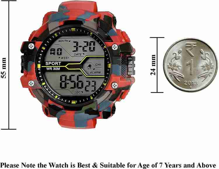 Evo military digital watch store