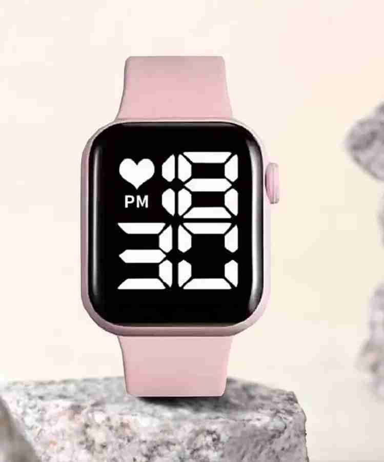 Design Watch黒、ピンク