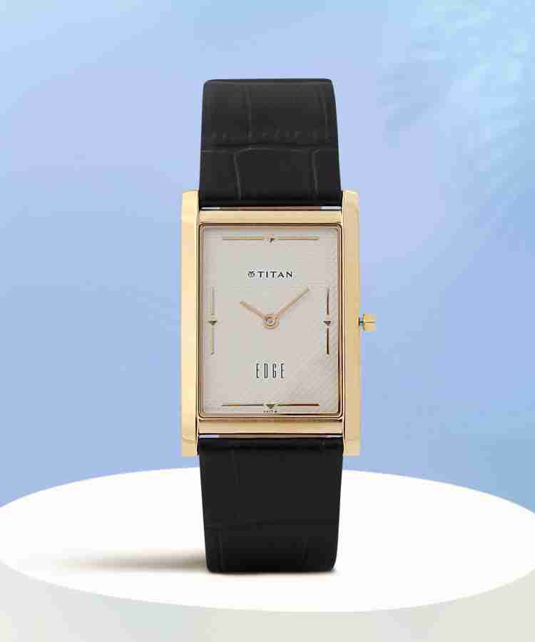 Titan edge shop square watch