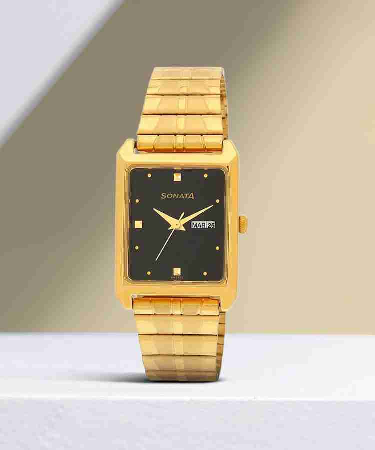 Golden watch flipkart top