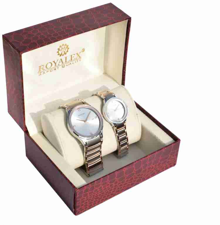 Couple watches rose discount gold