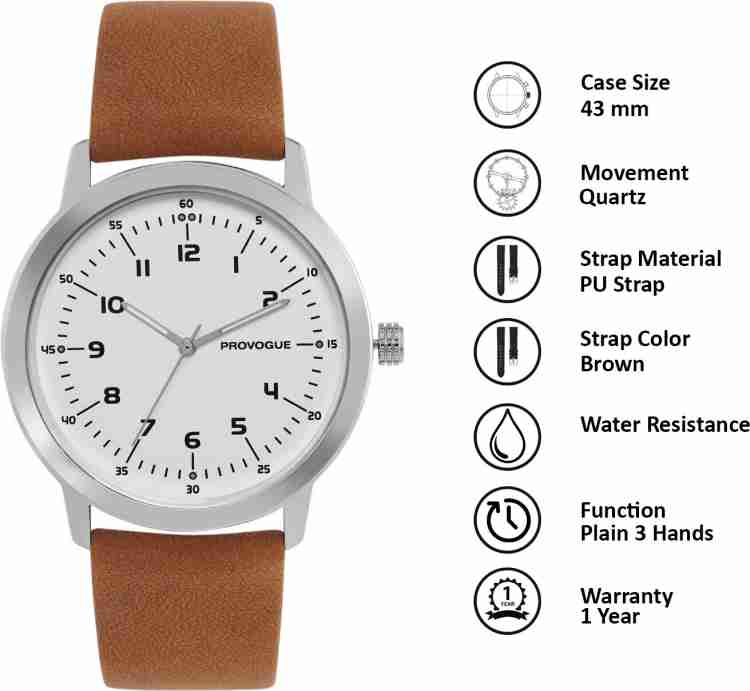 PROVOGUE Premium gifting watch for man and boys Provogue Classy look premium quality semi water resistant wrist Analog Watch For Men Buy PROVOGUE Premium gifting watch for man and boys