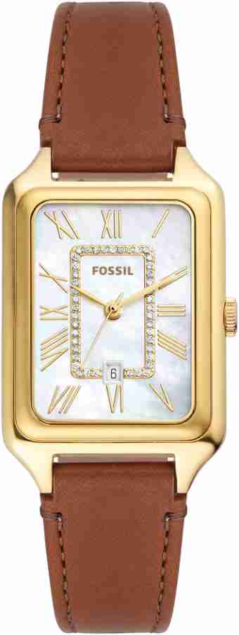 Fossil women's rectangle outlet watch