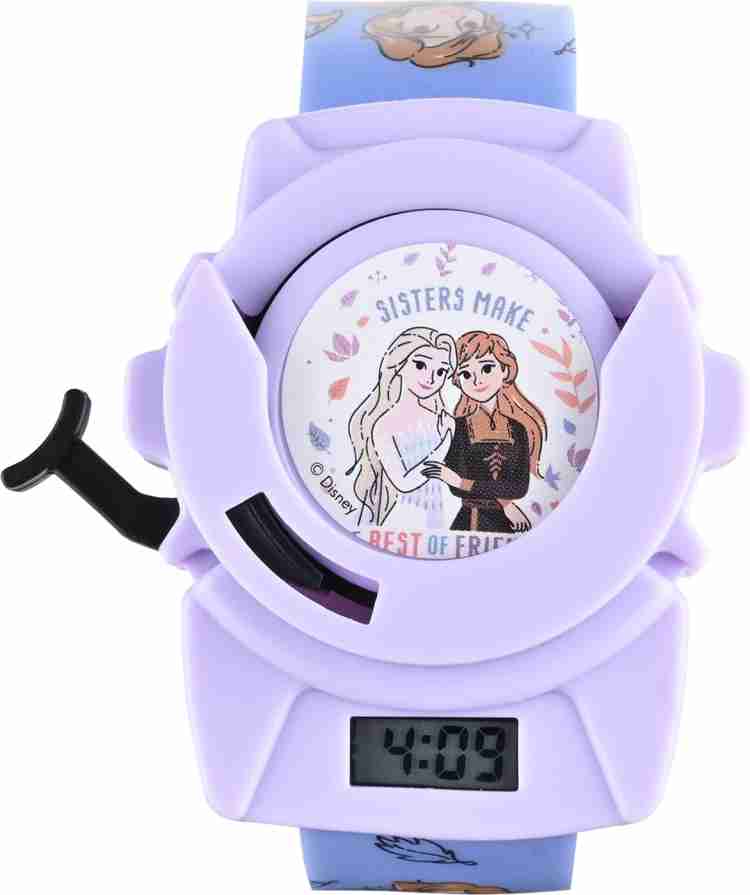 DISNEY Disney Girls Frozen Disc Shooter Watch 4 15 Years Disney