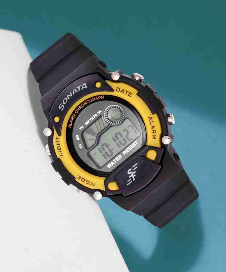 Digital sonata watch on sale price