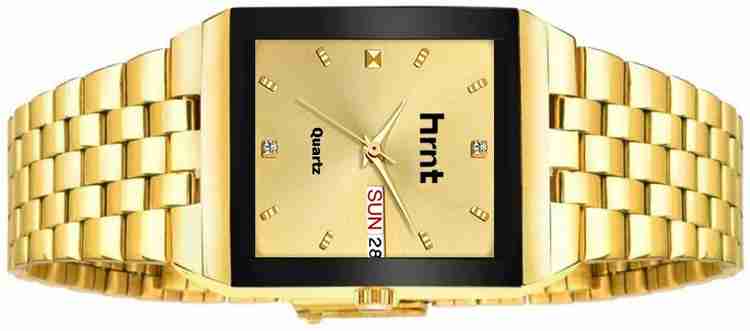 Gold hand watch deals