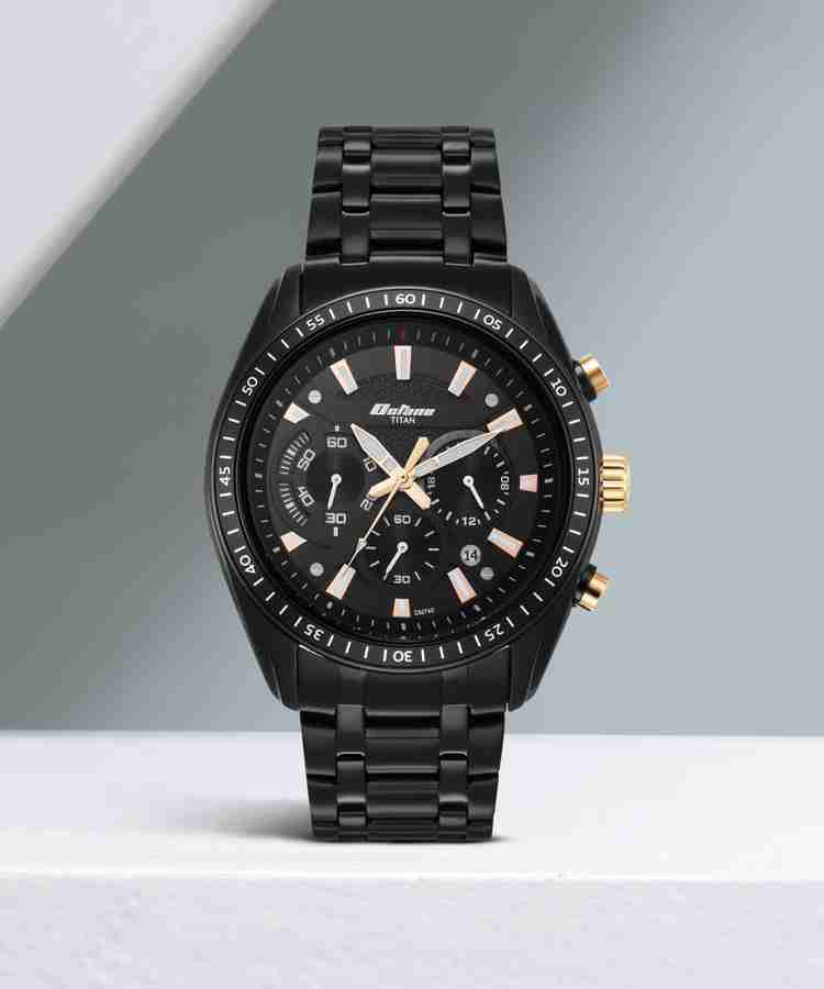 Titan octane black hot sale watch