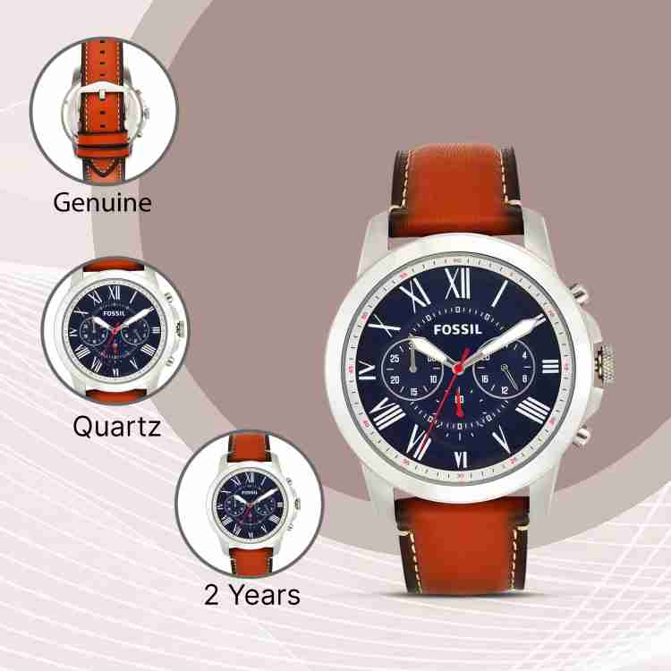 FOSSIL GRANT Smart Analog Watch For Men Buy FOSSIL GRANT Smart Analog Watch For Men FS5210 Online at Best Prices in India Flipkart