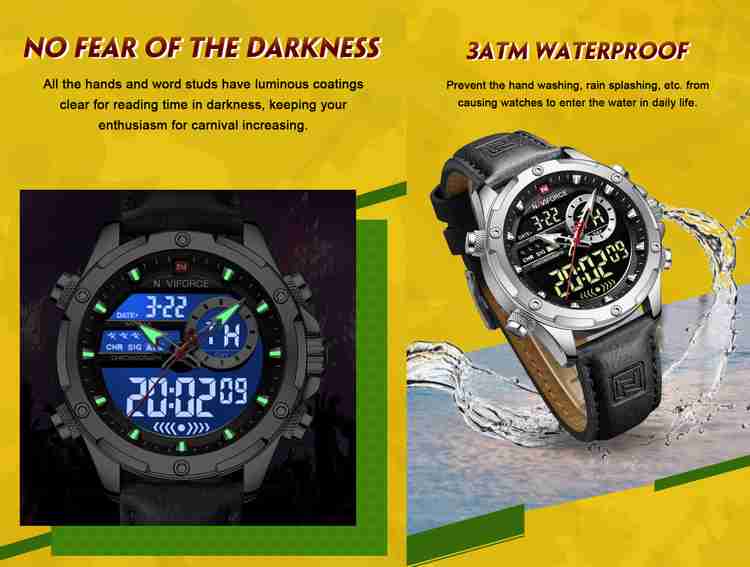 Naviforce digital watch clearance