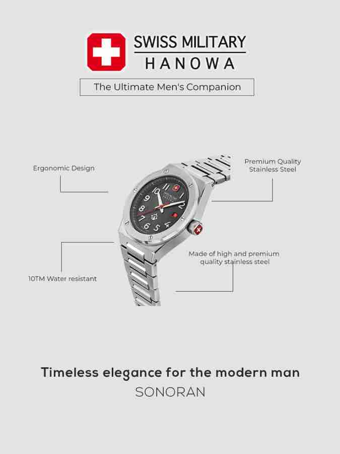 Swiss Military Hanowa SONORAN SONORAN Analog Watch - For Men - Buy Swiss  Military Hanowa SONORAN SONORAN Analog Watch - For Men SMWGH2101902 Online  at Best Prices in India