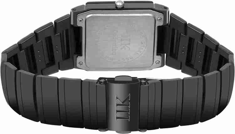 IIK Collection IIK-052M Men Watches Black Studded Square Dial Metal Bracelet Chain & Push Button Lock Analog Watch - For Men - Buy IIK Collection IIK-052M Men Watches Black Studded Square Dial IIK Collection IIK-052M Men Watches Black Studded Square Dial Metal Bracelet Chain & Push Button Lock Analog Watch - For Men - Buy IIK Collection IIK-052M Men Watches Black Studded Square Dial
