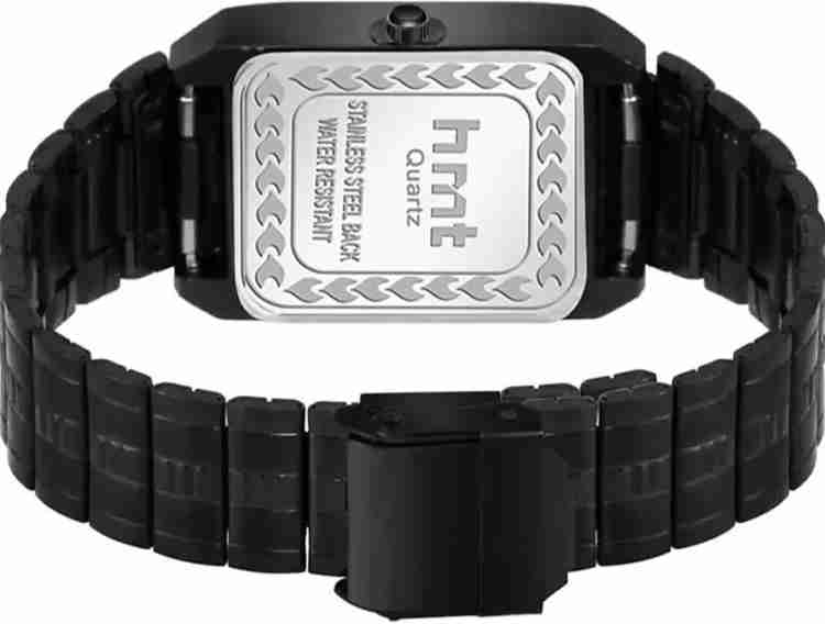 HMT DLX Exclusive Premium Black Stainless Steel Chain Dial White Day Date Functioning Analog Watch Analog Watch For Men Buy HMT DLX Exclusive Premium Black Stainless Steel Chain Dial