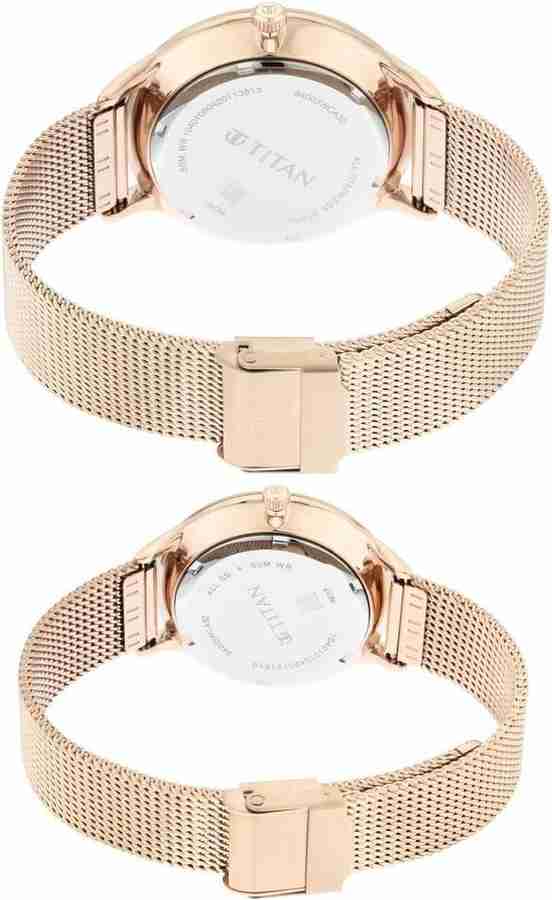 Titan Modern Bandhan III Analog Watch For Couple Buy Titan