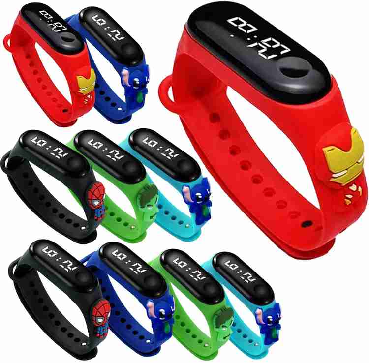 Kivya Digital Dial Waterproof Stylish Wrist Smart LED Watch for