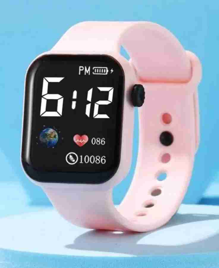 Couple shop digital watches