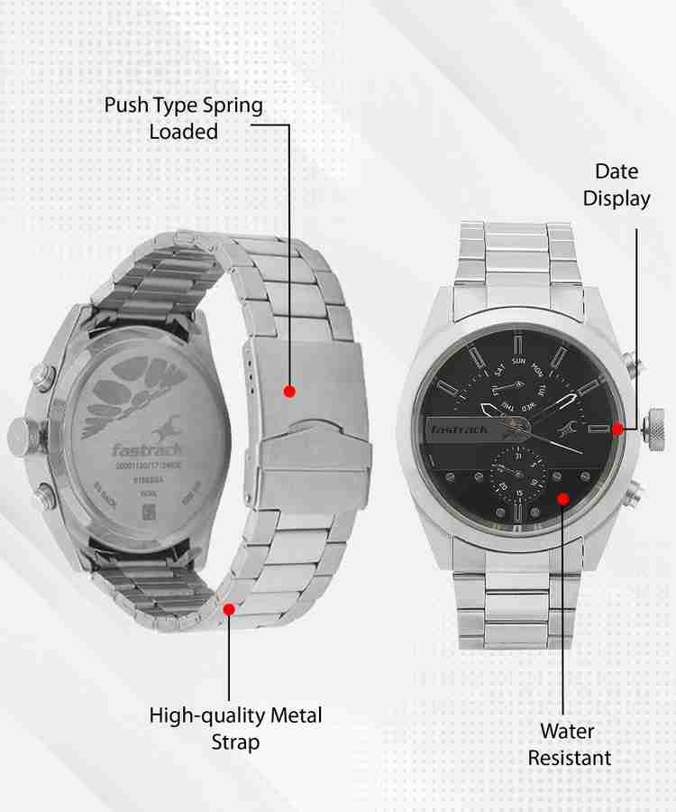 Fastrack watch 3165sm01 outlet